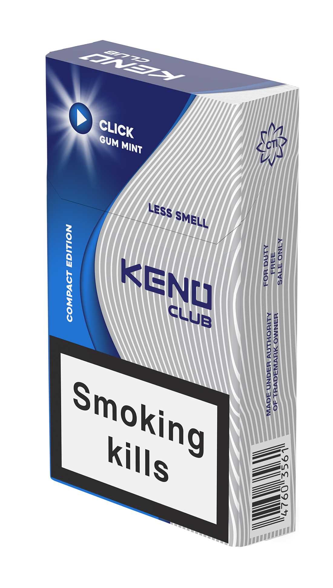 Keno Club Gum Mint Click Damlasakızı ve Nane Aromalı Sigara